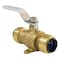 Apollo 3/4 in. Brass Push Ball Valve with Flange and Drain FSBBV34DE - alternate 5